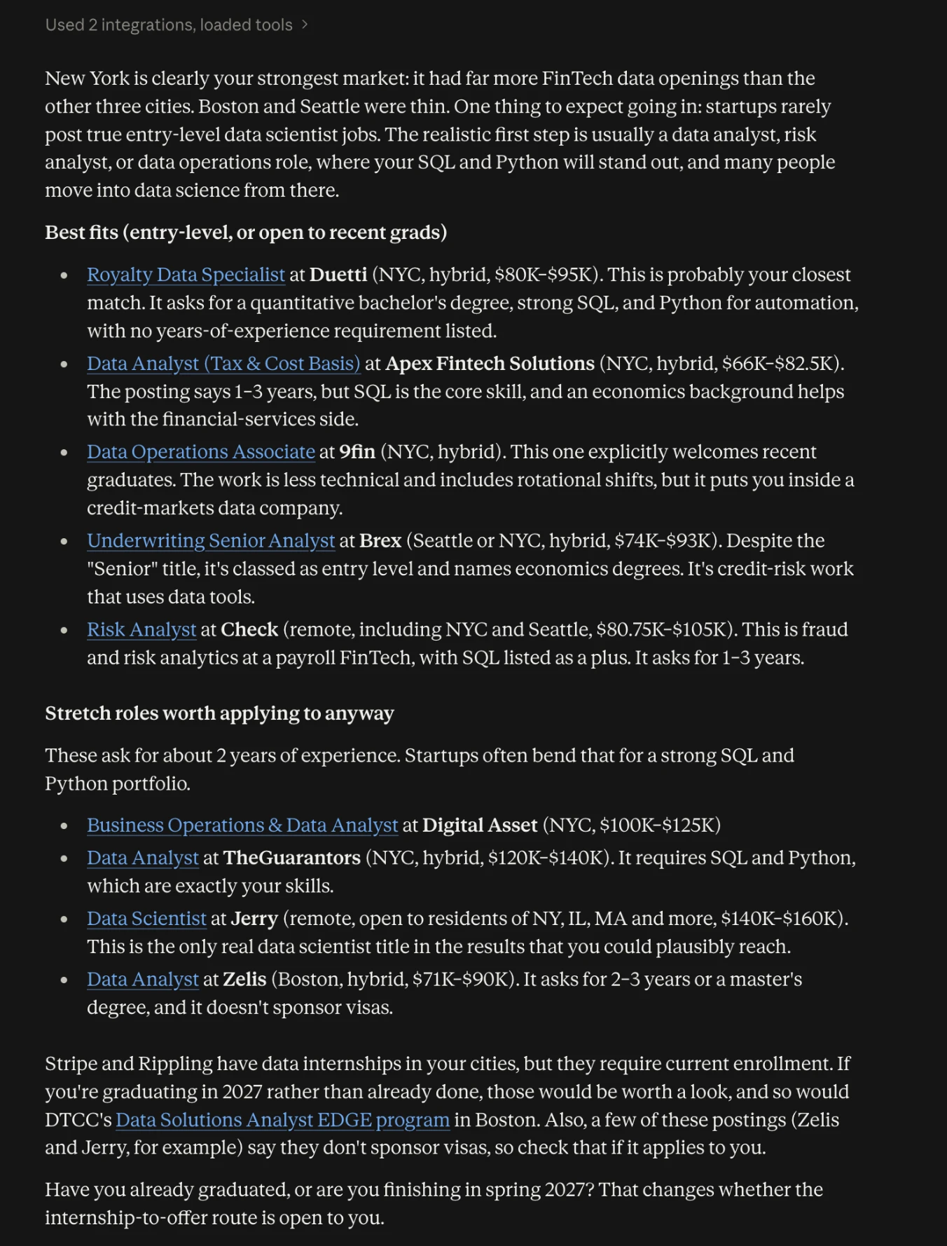 HiringCafe Job Search screenshot